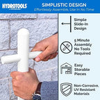 SWIMLINE HYDROTOOLS 89032 Free Standing Poolside Adjustable-Towel Rack With Water Weighted Base Three Arms Tier For Outdoors & Indoors Pool Patio Bathroom Accessory Holder Bar Drying-Stand - Image 6