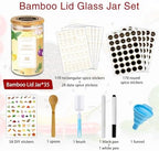 BGraceyy Spice Jars with Labels, 35 Pcs 4 oz Glass Spice Jars with Bamboo Lids, Minimalist Stackable Airtight Spice Containers with 426 labels for Home Kitchen, Pantry, Spice Cabinet, Drawer, Rack - Image 3