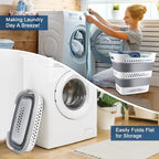 Collapsible Laundry Baskets 42L 2 Pack Pop Up Clothes Hamper for Laundry - Image 2