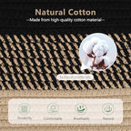 ECDYQXVU 15x10x9 Inch Woven Cotton Rope Storage Basket, 2 Pack - Image 2