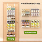 Churboro 12 Tier Over Door Pantry Organizer, 2-in-1 Adjustable Spice Rack - Image 7