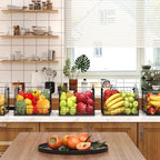 5 Pack XXL Stackable Wire Storage Basket, Extra Large Capacity Pantry Organizer and Storage, Muti-Purpose for Fruit Vegetable Basket & Toy Bin & Snack Organizer - Image 5