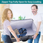 Fabspace Heavy Duty Moving Bags, 93L Collapsible Storage Totes, 10-Pack - Image 4