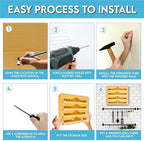 Bamboo Aluminum Foil Organizer & Plastic Wrap Dispenser with Cutter for 11" Rolls - 4 in 1 Parchment, Wax Paper & Saran Wrap Holder - Tin Foil Wrap Organizer for Kitchen Drawer, Countertop & Pantry - Image 6