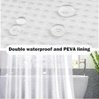 25 PCS White Bathroom Accessories Set丨Shower Curtain Bathroom Accessory - Image 5