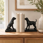 Comfy Hour 13.8 Inch Labrador Bookends, Dog Statue, Set of 2 - Image 2