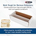BCW Shoe Storage Card Box - 6 ct | Cardboard Box for Trading Cards, Gaming Cards, and Collectibles | Holds 1600 Standard Cards or 300 3x4 Toploaders | Gaming Card Organizer Box | Assembly Required - Image 2