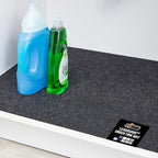 GORILLA GRIP LeakGuard Under Sink Mat for Kitchen Cabinet, 24x60 Charcoal by GorillaGrip