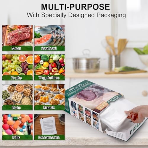 Vacuum Storage Bags, Vacuum Seal Bags for Food, 8x11 Inch Quart Bags 600pcs - Image 6