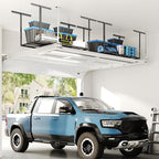 FLEXIMOUNTS 3x6 Overhead Garage Ceiling Storage Rack, 2 Pack, Hammertone - Image 6