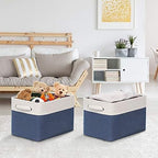 Fabric Storage Bins for Shelves, Rectangle Storage Basket, 3 Pack - Image 2