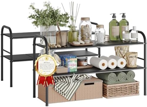 Under Sink Organizers and Storage,Expandable under cabinet organizer Shelf by NETELOfficial
