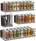 Ofiray-home Magnetic Fridge Shelf, 4-Pack Metal Strong Magnet Rack, Space Saving Spice Organizer, Utensil Holder, Fruit Potato Onion Storage Bins, Black Refrigerator Organizers and Storage by Ofiray-home