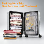 10-Pack Vacuum Bags for Travel with Wireless Rechargeable Pump | Carry-on Size Compression Packing Bags for Luggage & Suitcase, Space Saver for Clothes & Home Seasonal Storage, 3S Vacuum - Image 2