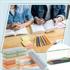 Fainne 24 Plastic Pencil Case Bulk, Single Layer, Morandi Colors, S - Image 5