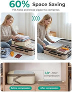 BAGSMART Compression Packing Cubes for Travel Essentials - Image 4