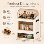 Makeup Organizer for Countertop, Skincare Storage, Bathroom Vanity - Image 3