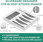 49PCS Silverware Set with Organizer, Stainless Steel Silverware for 8 - Image 2