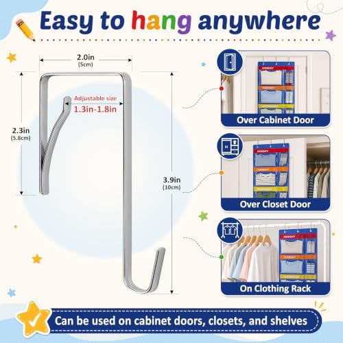 2 Pack Weekly Kids Clothes Organizer with 12 Pockets - Image 6