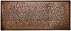 HF by LT Enchanted Scroll Pattern Metal Boot-Tray, 30 x 13 inches, Antique Copper Finish by HFbyLT