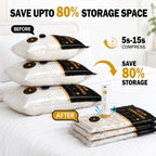 16 Pack Vacuum Storage Bags with Electric Pump for Clothing, Home & Travel - Image 3