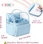 Rexmica Large Marker Organizer Case Storage Bag for 180 Marker Pens, Blue - Image 4