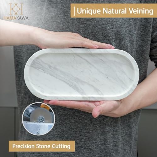 Oval Bathroom Vanity Tray，Large Natural Stone Tray - Image 5