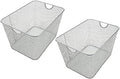 YBM HOME Wire Storage Baskets for Shelves, Cabinets, Pantry, Countertop, Open Mesh Storage Basket for Organizing Food Supplies, 2 Pack 14 x 10 by YBMHome