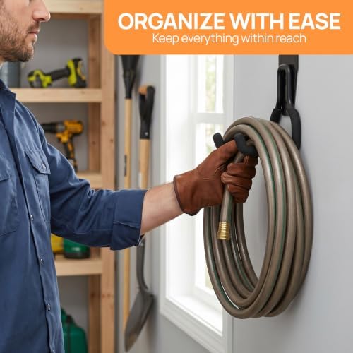 Gardenised Heavy-Duty Utility Hook for Garage and Garden Tool Organization - Image 6
