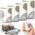 Travel Vacuum Bags with Electric Pump, 18 Pack XS/S/M/L Vacuum Seal Bags by EXTFANS