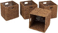 Foldable Storage Basket with Iron Wire Frame By Trademark Innovations (Set of 4) by Trademark+Innovations