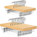 Nature Smile Wooden Pants Hangers, Natural Color, 20 Pack by NatureSmile