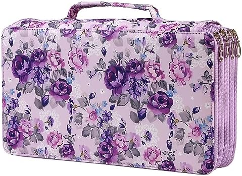 300 Slots Colored Pencil Case Organizer, 4 Layer Bag by Lbxgap