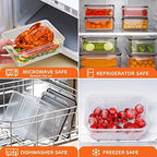 44 PCS Airtight Food Storage Container with Lid (22 Lids & 22 Containers) - Image 6