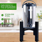 Adjustable Drink Dispenser Holder - Stand for 6-11" Dispenser, Fits 1-3 Gallon Glass Water Jar, Black - Image 7