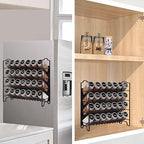 SWOMMOLY 4 Tier Magnetic Spice Rack Organizer with 28 Spice Jars - Image 5