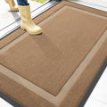 OLANLY Front Door Mat Outside 47x34, All-Season Heavy-Duty Rubber Doormat by OLANLY
