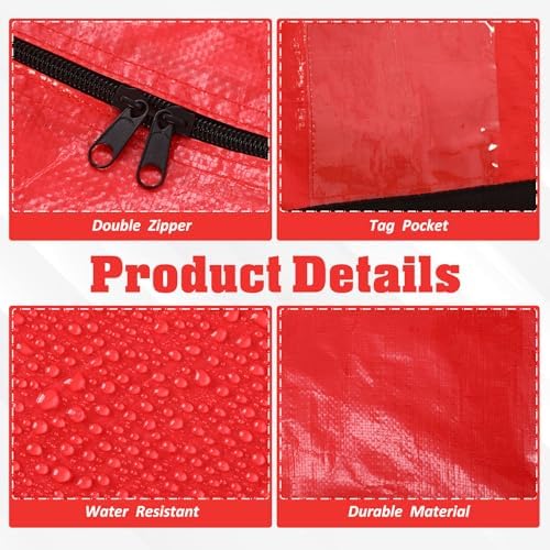 4 Pcs 176 Gallon Extra Large Moving Bags Heavy Duty Storage Bag - Image 3