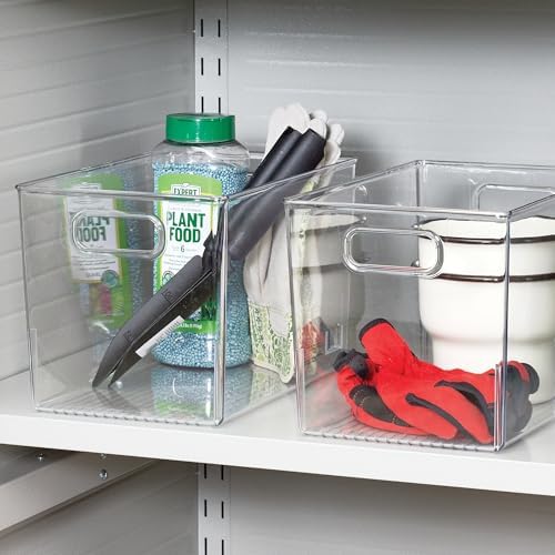 iDesign Large Clear Plastic Storage Bin - Image 6