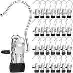 Yinder 150 Pcs Boot Hanger Clips Laundry Hooks Stainless Steel Hooks,Black by Yinder