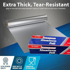 Heavy-Duty Aluminum Foil, 4-Pack Foil Roll (18" x 500") - Image 6