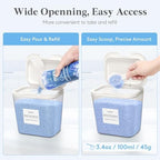 Lifewit Laundry Pods Container with Pop-up Lid, 0.5+0.72+1.2 gal, 3 Pcs - Image 3