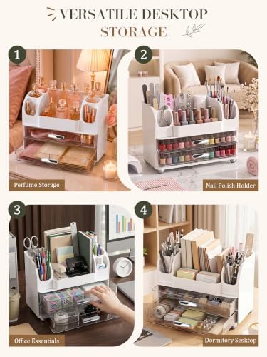 Large Makeup Organizer Countertop for Vanity Skincare Organizers - Image 6