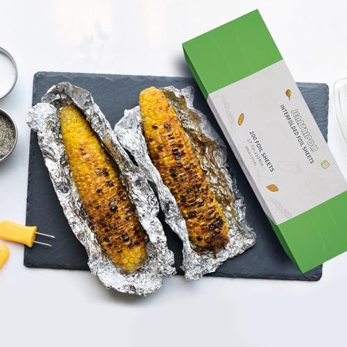 400 Sheets Heavy Duty Aluminum Foil Sheets, 10.75 × 17.7 inch/sheet, Precut Aluminum Foil Wraps, Pop-Up Interfolded Foil Sheets for Storing Food, Baking, Grilling, Roasting or Cooking - Image 5