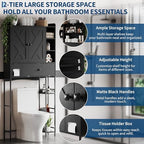Garvee Over-The-Toilet Storage Rack, Modern Bathroom Organizer - Image 5