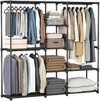 SONGMICS Portable Closet, Storage Organizer, 71.7 x 16.9 x 71.7 Inches by SONGMICSbySONGMICSHOME