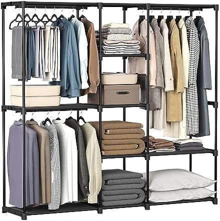 SONGMICS Portable Closet, Storage Organizer, 71.7 x 16.9 x 71.7 Inches by SONGMICSbySONGMICSHOME