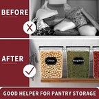 PRAKI 10 PCS Flour Sugar Storage Containers for Organizers and Storage - Image 6