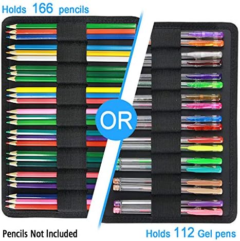 YOUSHARES Colored Pencil Case Holder - Pen Case Organizer with Multilayer Holder for Prismacolor Colored Pencils & Gel Pen of Adult & Artist (cacti) - Image 2