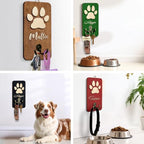 Personalized Dog Leash Holder Wall Mount, Pet Harness Hanger, Dog Collar Organizer for Entryway, Key Rack for Wall Decorative, Memorial Cat Leash Holder for Wall, Pet Loss Gifts, Home Decor - Image 4